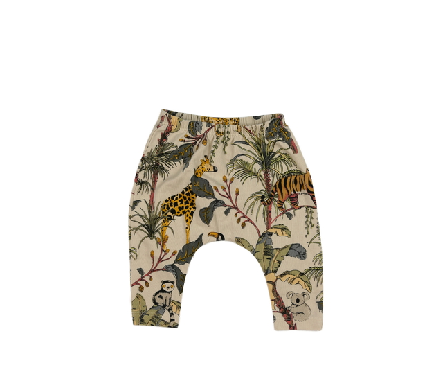 Hnědé legíny se zvířátky Next