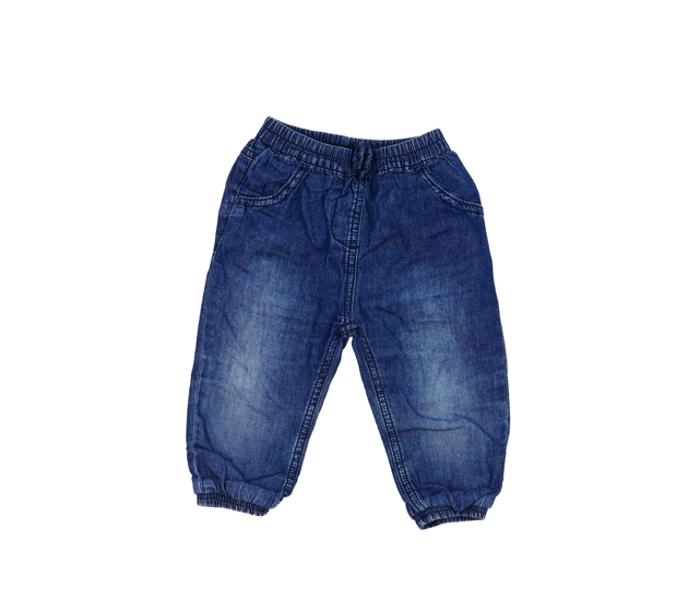 Modré kalhoty s podšívkou 