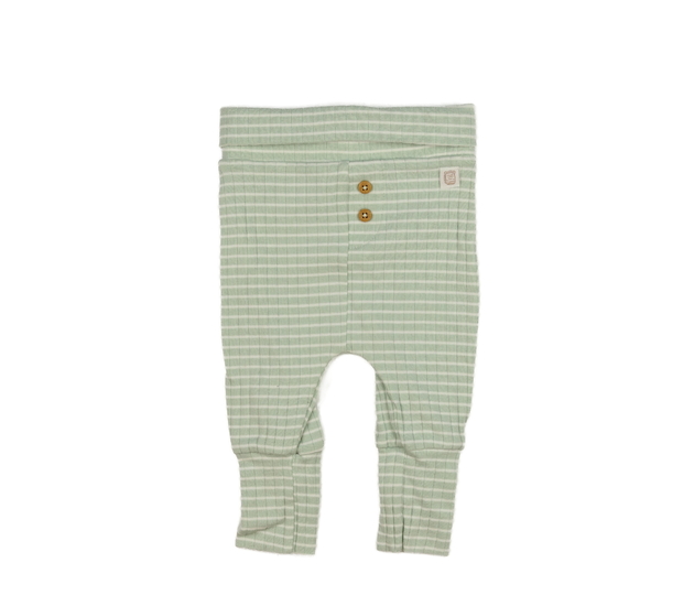 Zelené pruhované legíny F&F