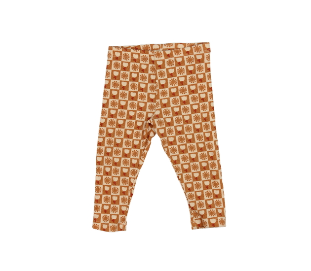 Hnědé vzorované legíny Next