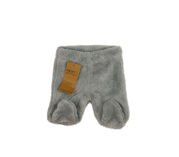 Nové šedé chlupaté capáčky Next