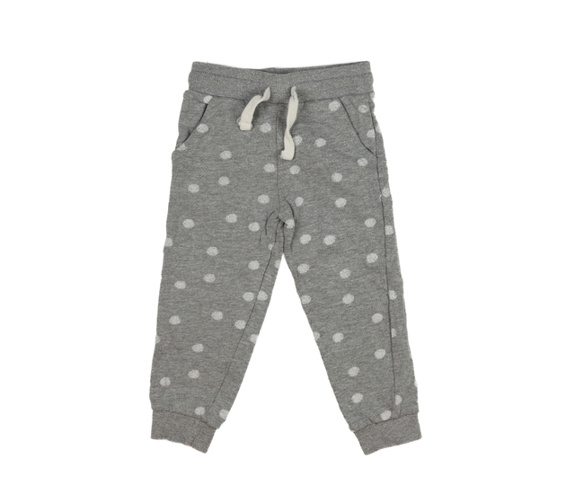 Šedé melírované tepláky s kolečky M&Co