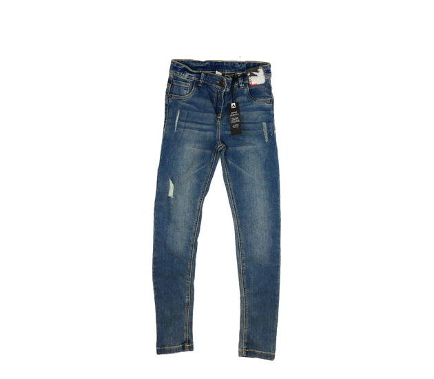 Nové modré melírované skinny rifle Tu