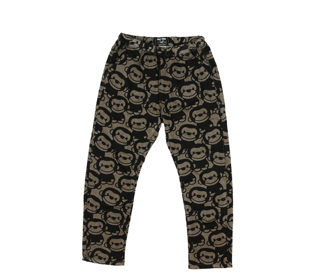 Tmavé kalhoty s opičkami Next