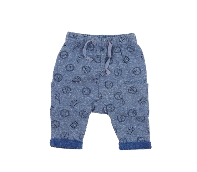 Modré tepláky se zvířátky Primark 