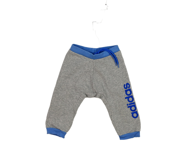 Šedo-modré tepláky Adidas 