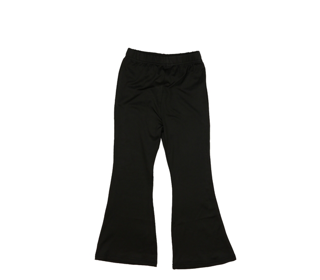 Tmavě hnědé zvonové legíny 