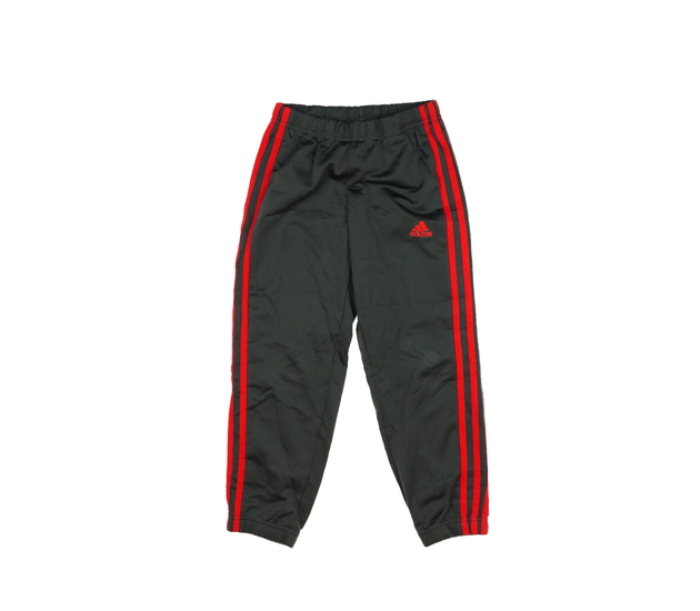 Šedo-červené sportovní tepláky Adidas 