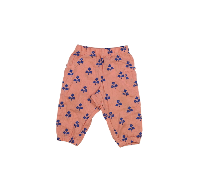 Růžové vzdušné květinové kalhoty Next