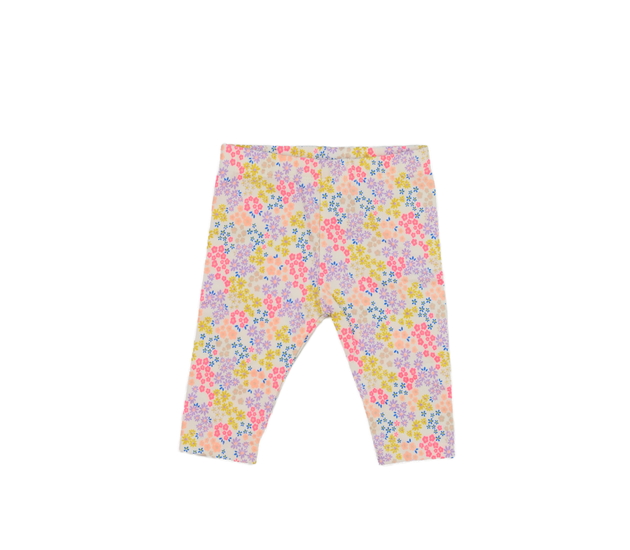 Bílé květinové legíny M&S