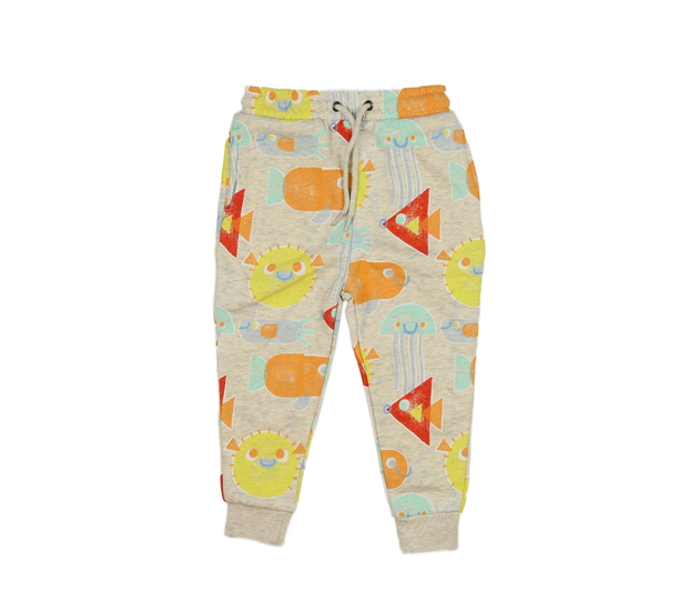 Šedé tepláky s mořskými tvory Tu 