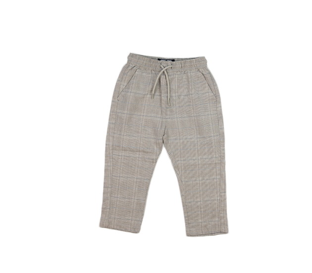 Šedé kostkované kalhoty Next