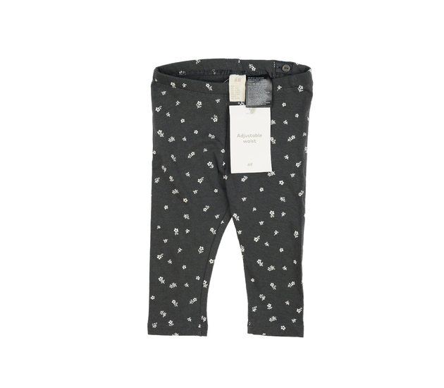Nové šedé květinové legíny H&M