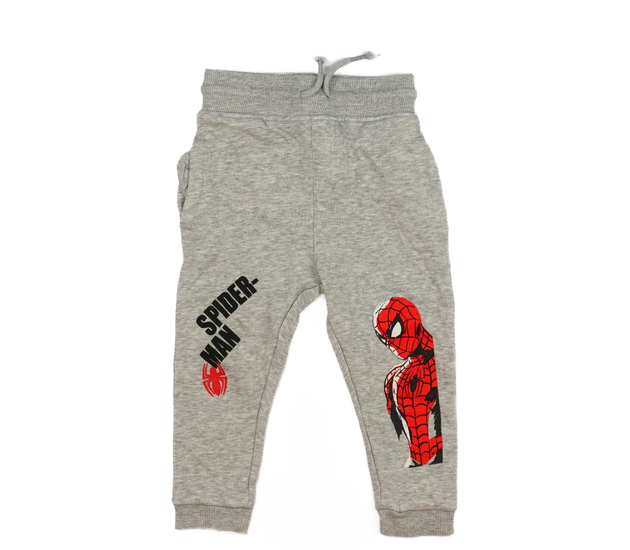 Šedé melírované tepláky Spider-man 