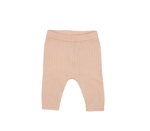 Růžové pletené legíny Next