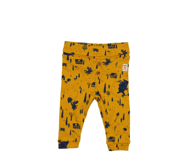 Hořčicové legíny se zvířátky Fatface