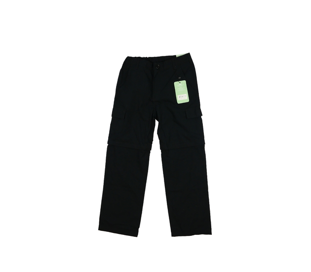 Nové černé kalhoty s odnímatelnými nohavicemi