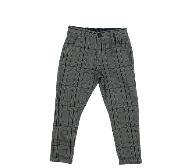 Šedé pruhované kalhoty Next