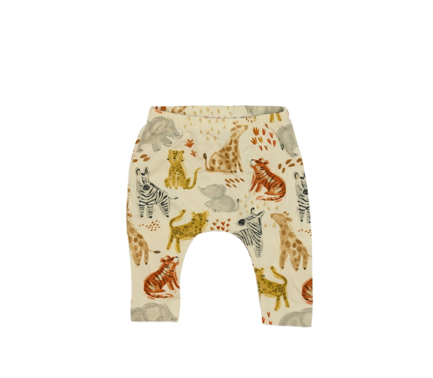 Krémové zvířecí legíny Next