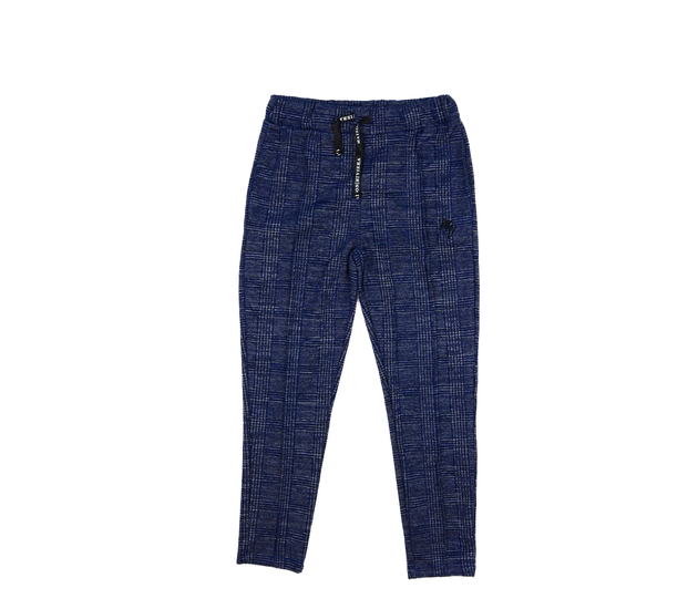 Modré pruhované tepláky River Island 