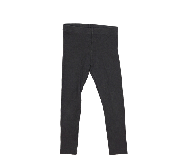 Tmavě šedé žebrované legíny F&F