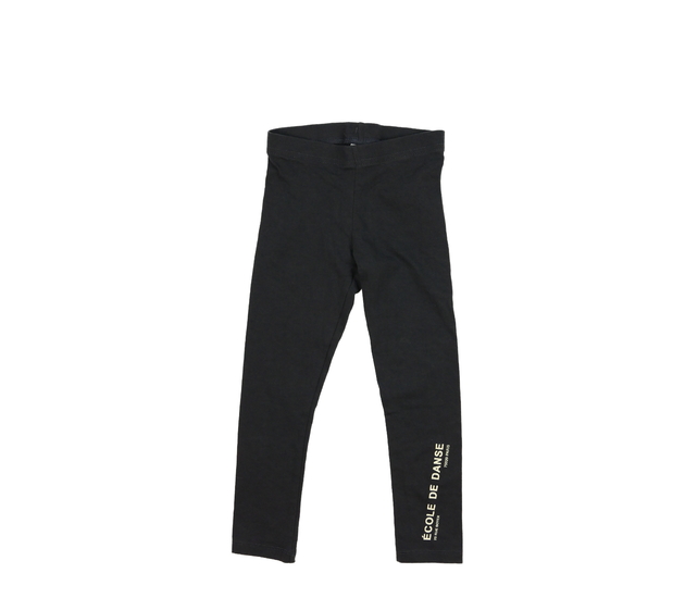 Tmavě šedé legíny s nápisem F&F