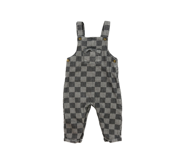 Šedé kostkované lacláče George 