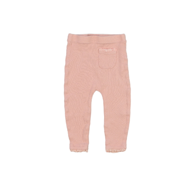 Růžové legíny s kapsičkou 