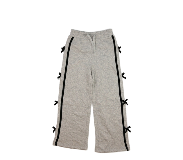 Šedé široké tepláky s mašličkami George