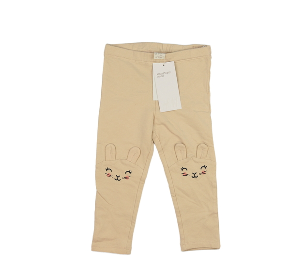 Nové hnědé legíny s čumáčky H&M