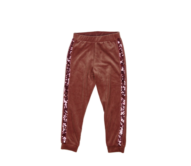 Růžové hebké tepláky s flitry 