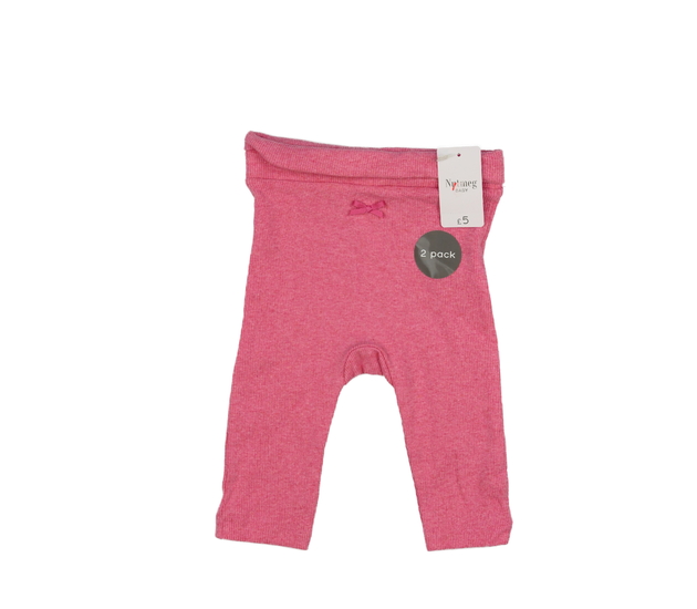 Nové růžové legíny s mašlí Nutmeg