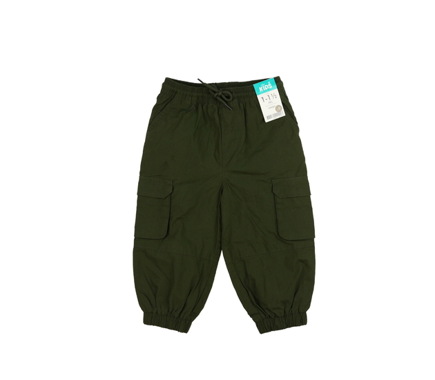 Nové tmavě olivové kalhoty 