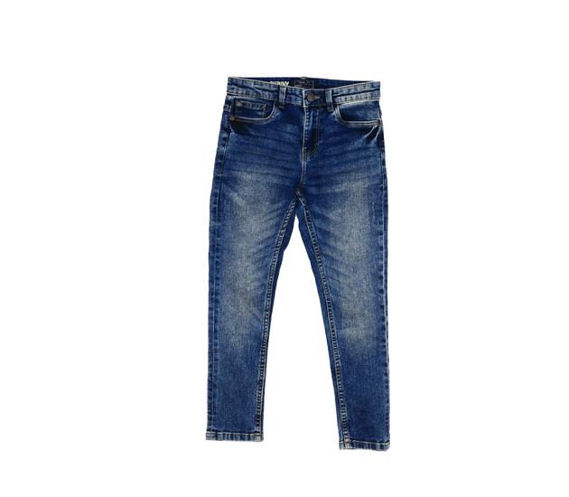 Modré melírované skinny rifle Next