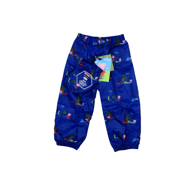 Nové modré kalhoty do deště Prasátko Pepa Regatta