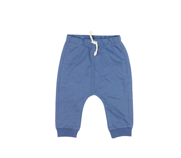 Modré slabé tepláčky Tu 