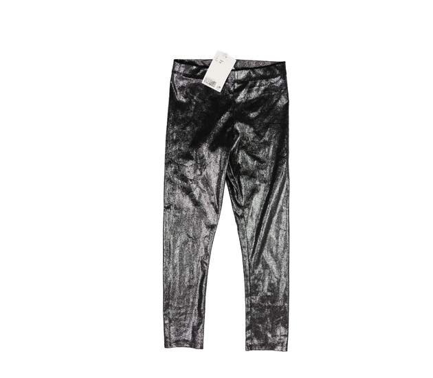 Nové černé lesklé legíny H&M