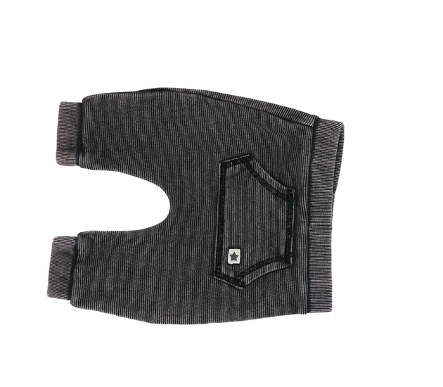 Tmavé pruhované legíny F&F 