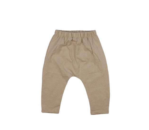 Hnědé pruhované legíny Next