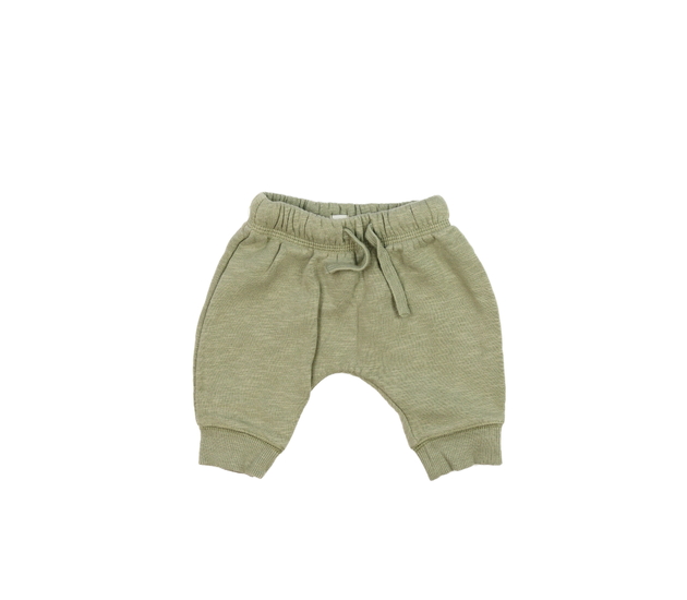 Zelené teplejší tepláky 