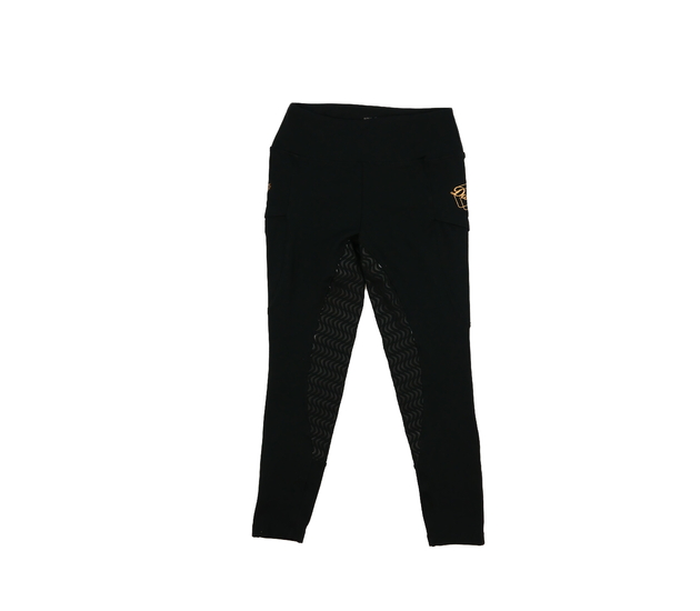 Černé jezdecké legíny Dakata