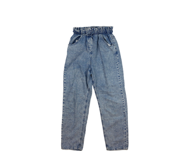 Modré melírované široké rifle Next