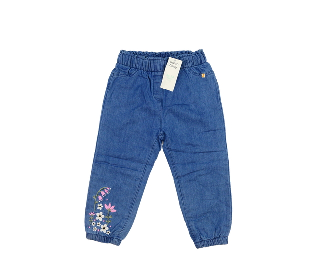 Nové krásné modré rifle s podšívkou 