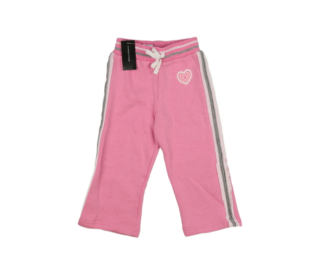 Nové růžové rozšířené tepláky 