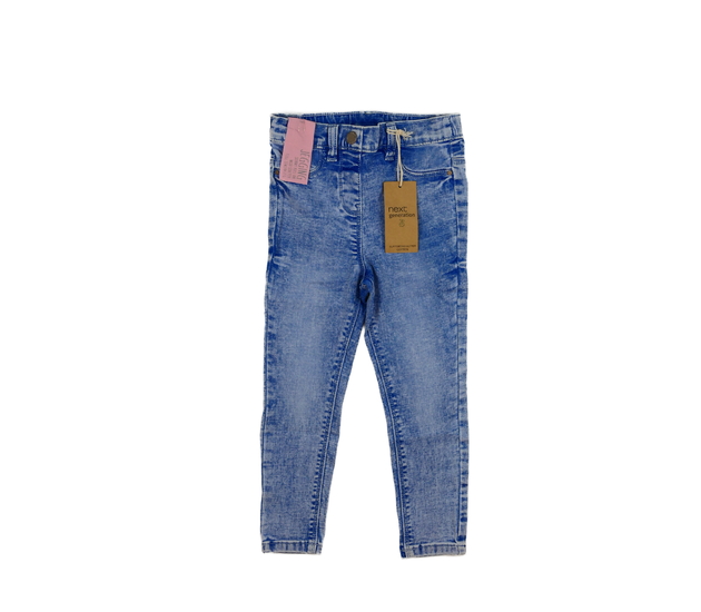 Nové modré melírované džegíny Next