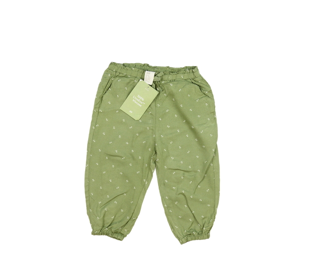 Nové zelené vzdušné kalhoty H&M