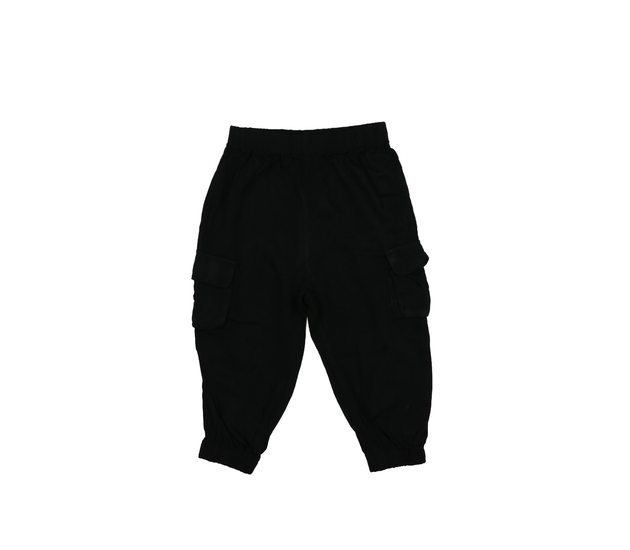 Černé vzdušné kalhoty 