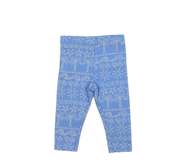 Modré zdobné legíny Primark 