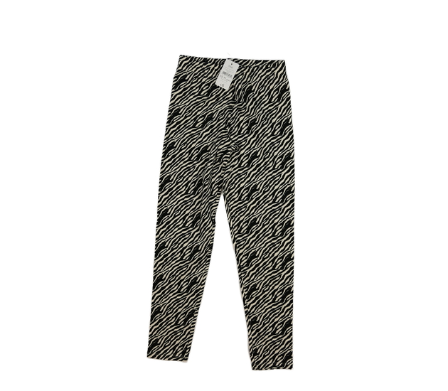 Nové krémovo-černé vzorované legíny Nutmeg