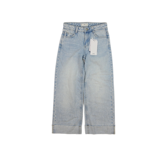 Nové modré rozšířené rifle Mango